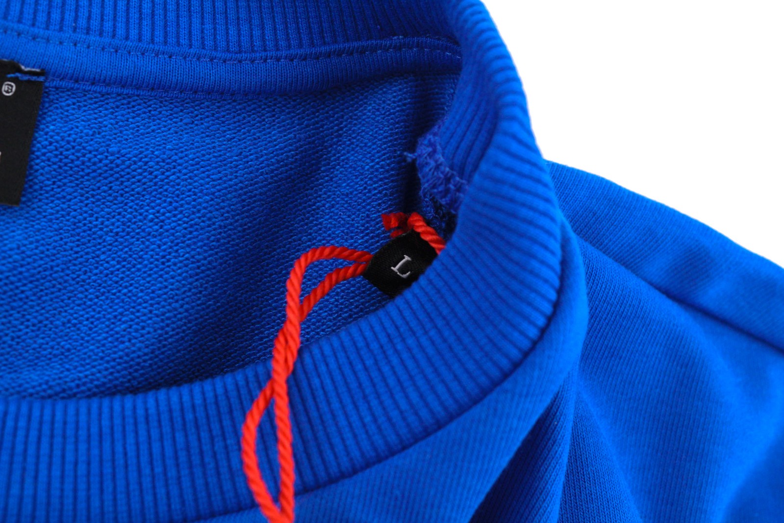 DIESEL S-Ginn-K25 Men Sweatshirt L Blue Pullover Crew Neck Logo RRP€175