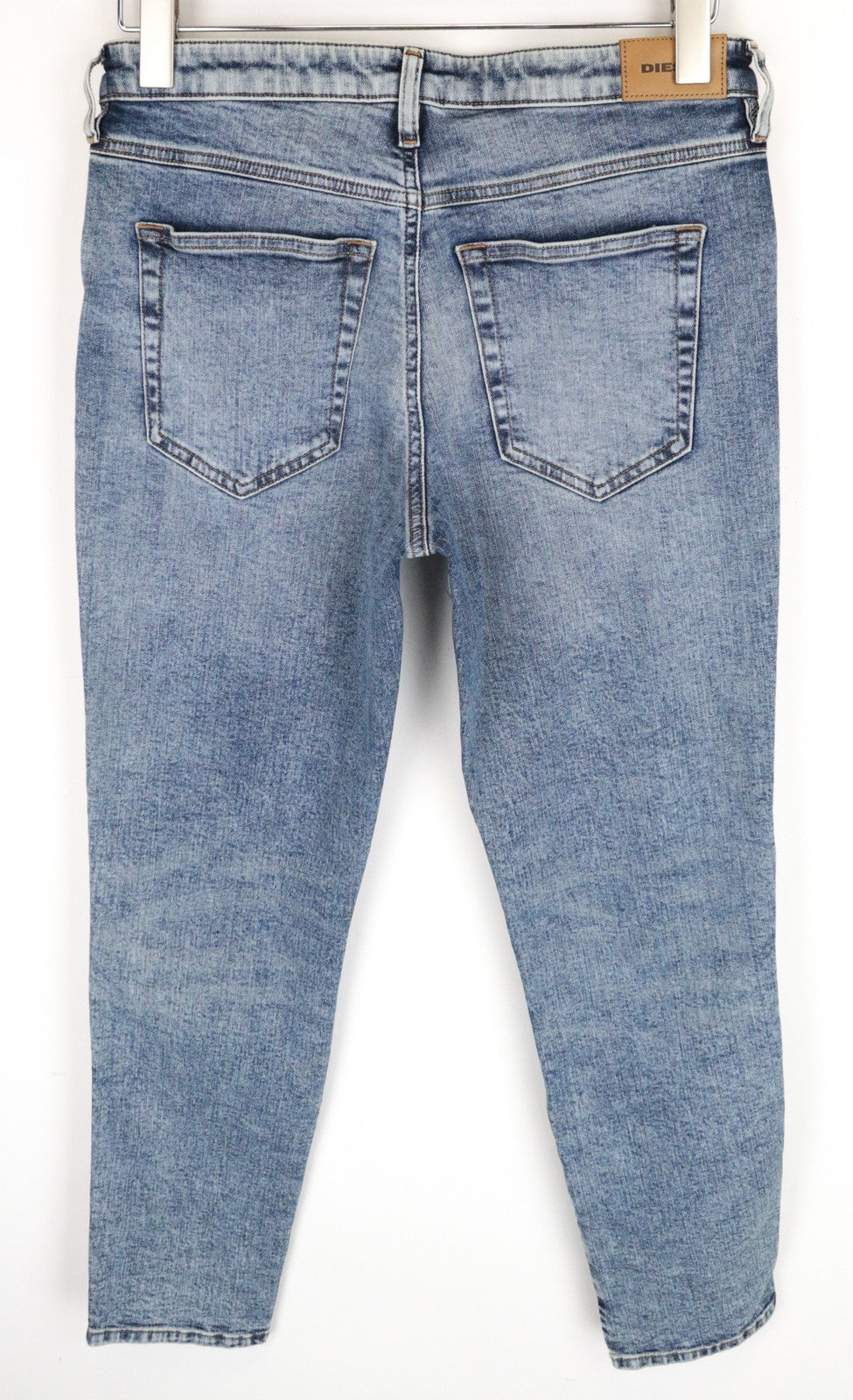 DIESEL Babhila 069BN Women's Skinny Jeans W30/L32 Faded Blue Slim Stretch Button