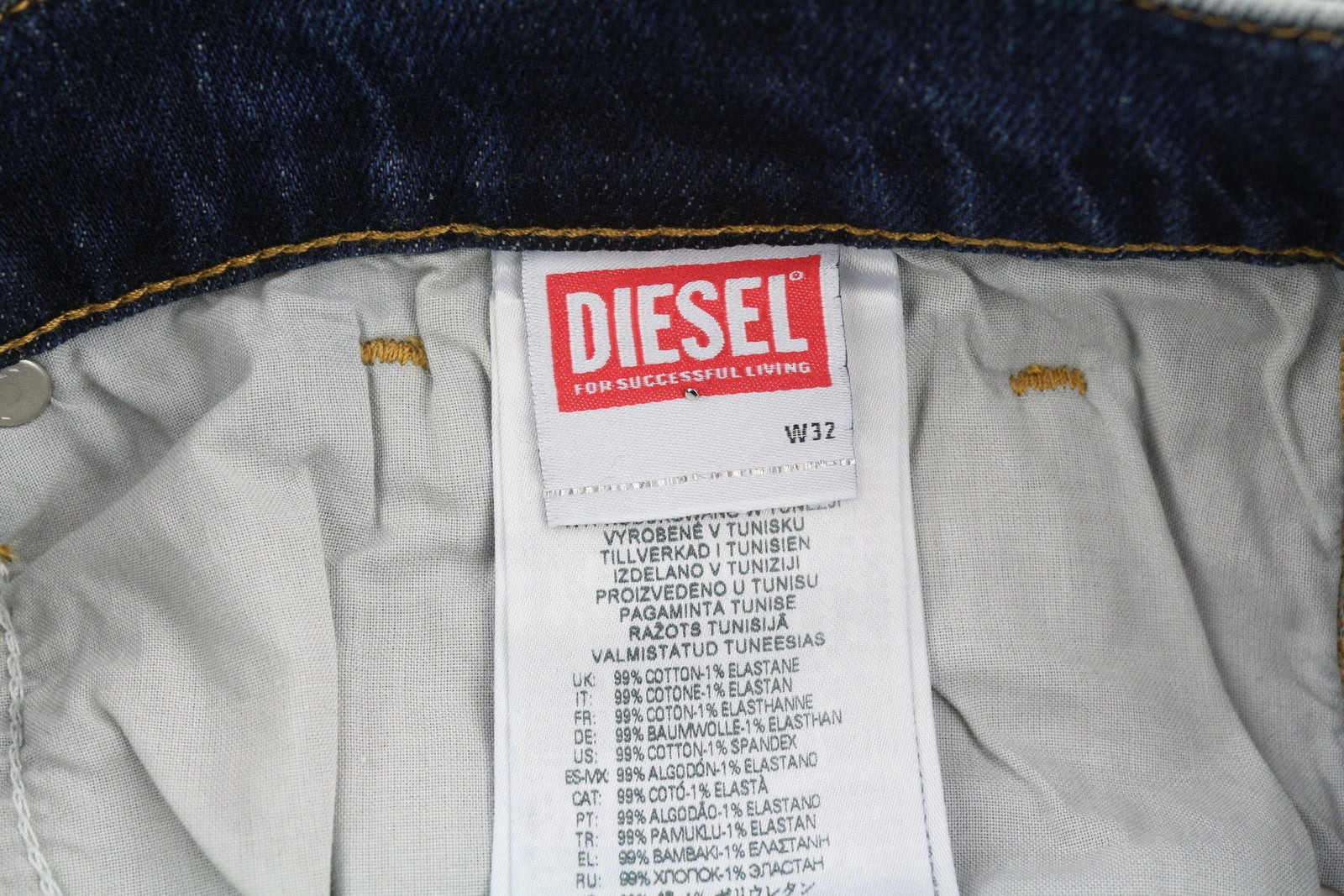 DIESEL 2005 D-Fining R9F05 Men Jeans W32/L34 Regular Tapered Distress RRP€225