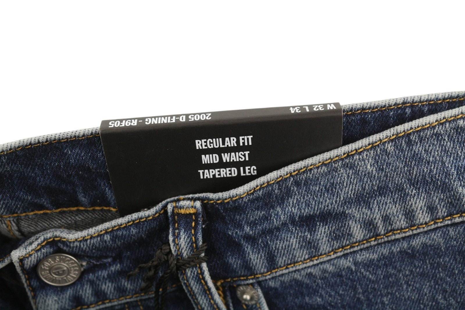 DIESEL 2005 D-Fining R9F05 Men Jeans W32/L34 Regular Tapered Distress RRP€225