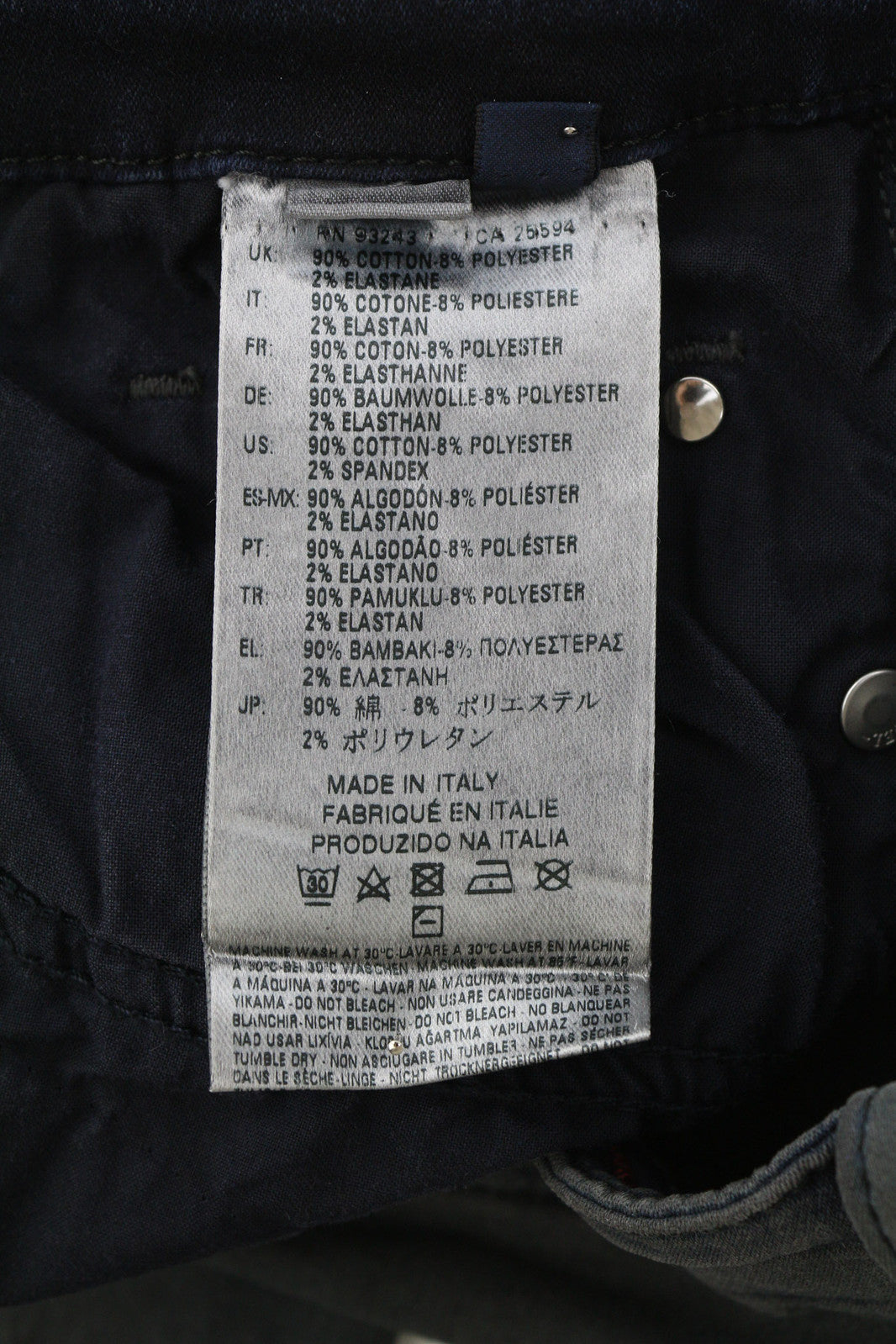 DIESEL Grupee-Ne 0666U Women Jeans W23 Jogg Denim Sweat Skinny Fit Washed Dark