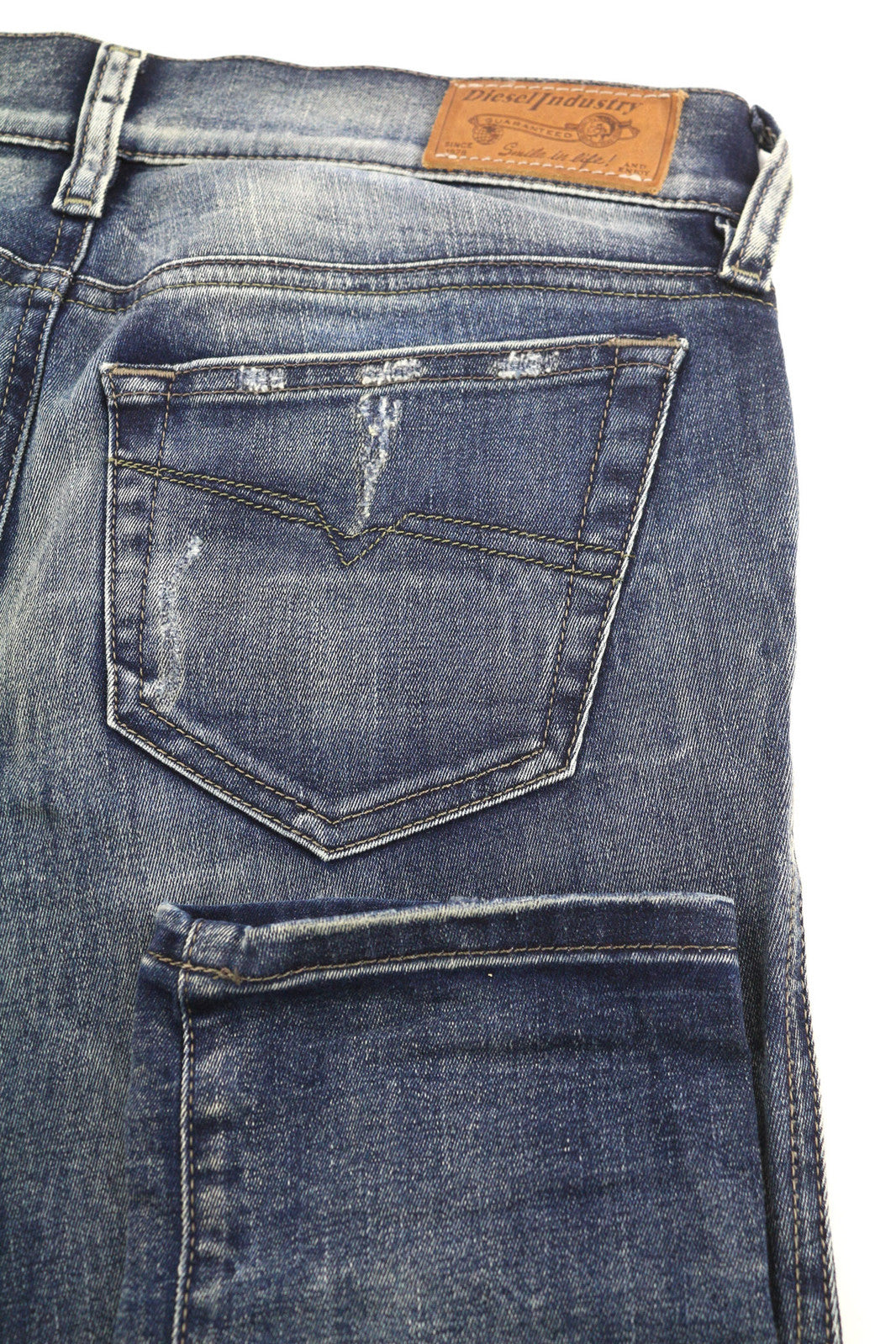 DIESEL Grupee 0838T Women Jeans W24/L32 Super Slim Skinny Low Waist Stretch