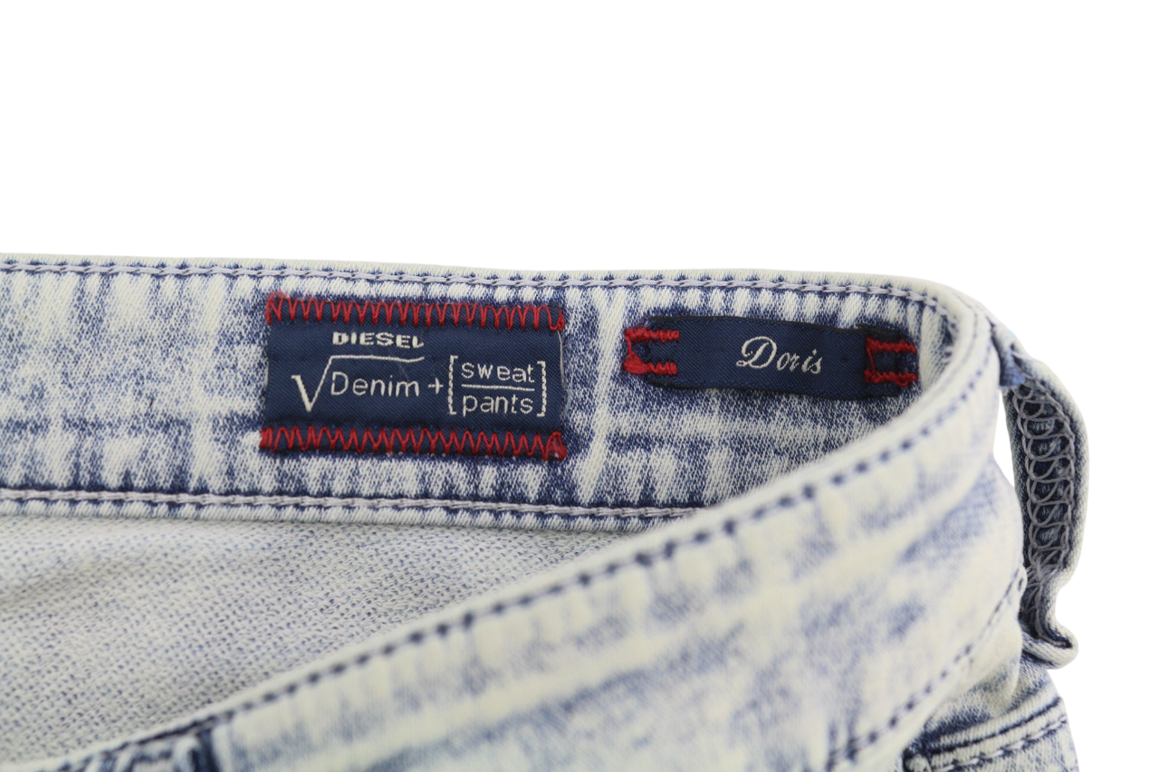 DIESEL Doris-Ne 0672C Women Jeans W27 Jogg Denim Sweat Stretch Skinny RRP€210