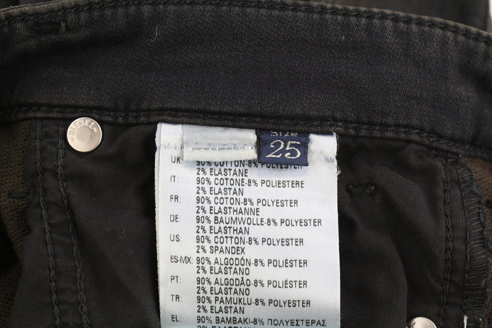 DIESEL Doris-Ne 0669Q Women Jeans W25 Jogg Denim Sweat Stretch Skinny RRP€179