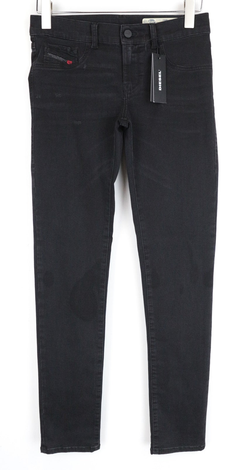 DIESEL Livier-S 069BK Women's Jegging Jeans W29 Low Waist Grey Super Slim Fit