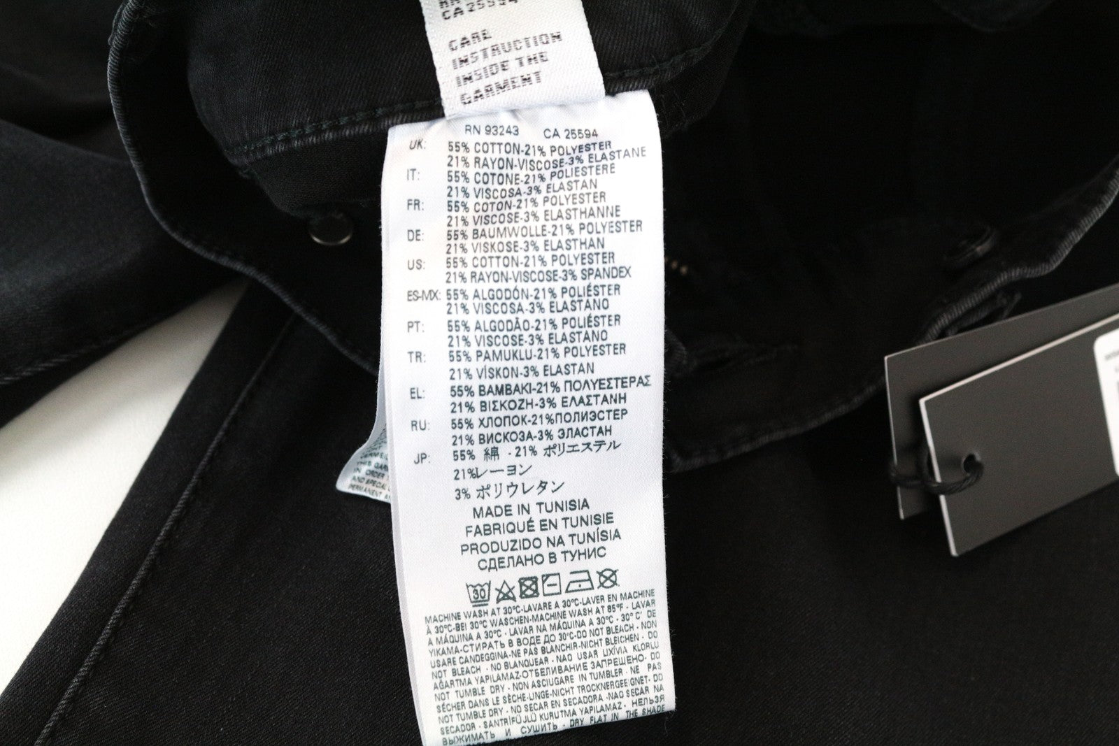 DIESEL Livier-S 069BK Women's Jegging Jeans W29 Low Waist Grey Super Slim Fit