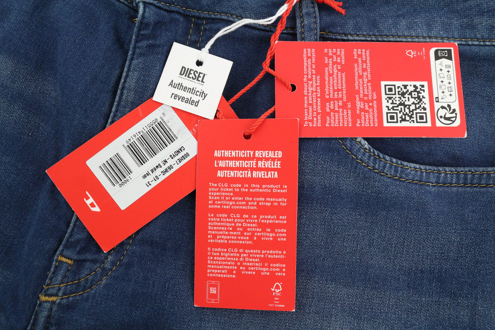 DIESEL Candys Jogg 069HC Women Jeans W31 Relaxed Boyfriend Stretch RRP€200