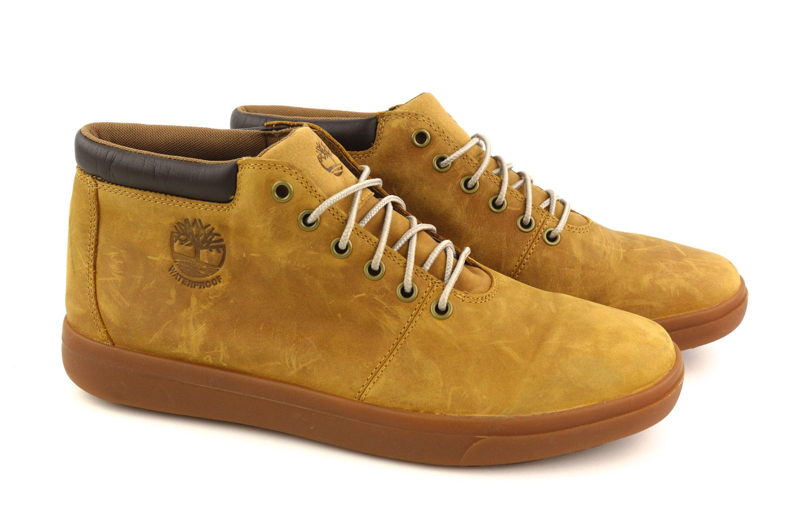 TIMBERLAND A2DSC Men Boots EU43.5/44.5 Brown Aged Look Waterproof Timber Dry