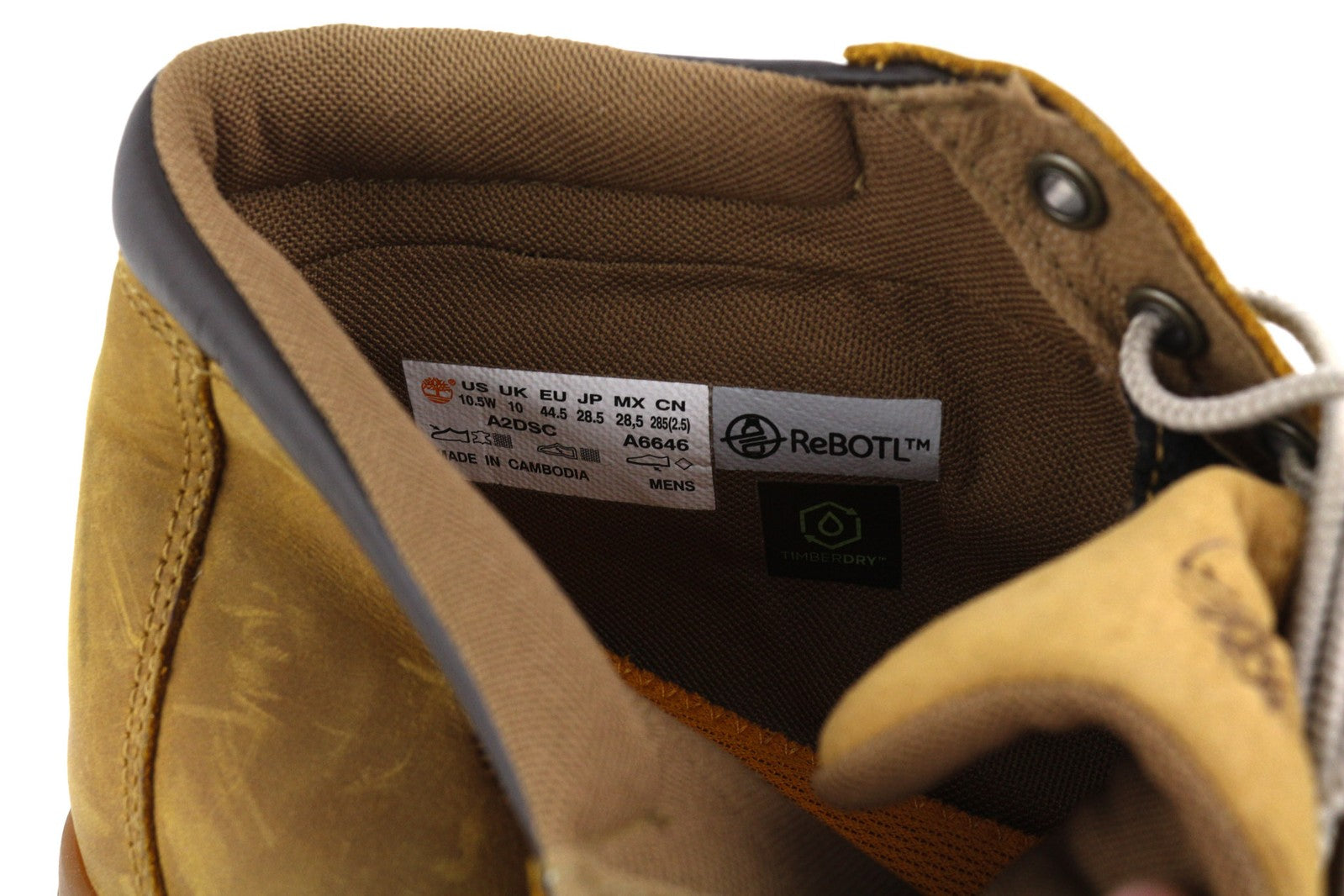 TIMBERLAND A2DSC Men Boots EU43.5/44.5 Brown Aged Look Waterproof Timber Dry