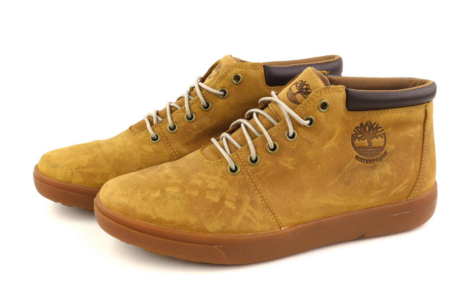 TIMBERLAND A2DSC Men Boots EU43.5/44.5 Brown Aged Look Waterproof Timber Dry