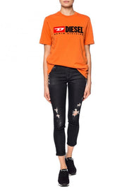 DIESEL Babhila 084YT Women's Skinny Jeans W32/L32 Grey Distressed Stretch Fit