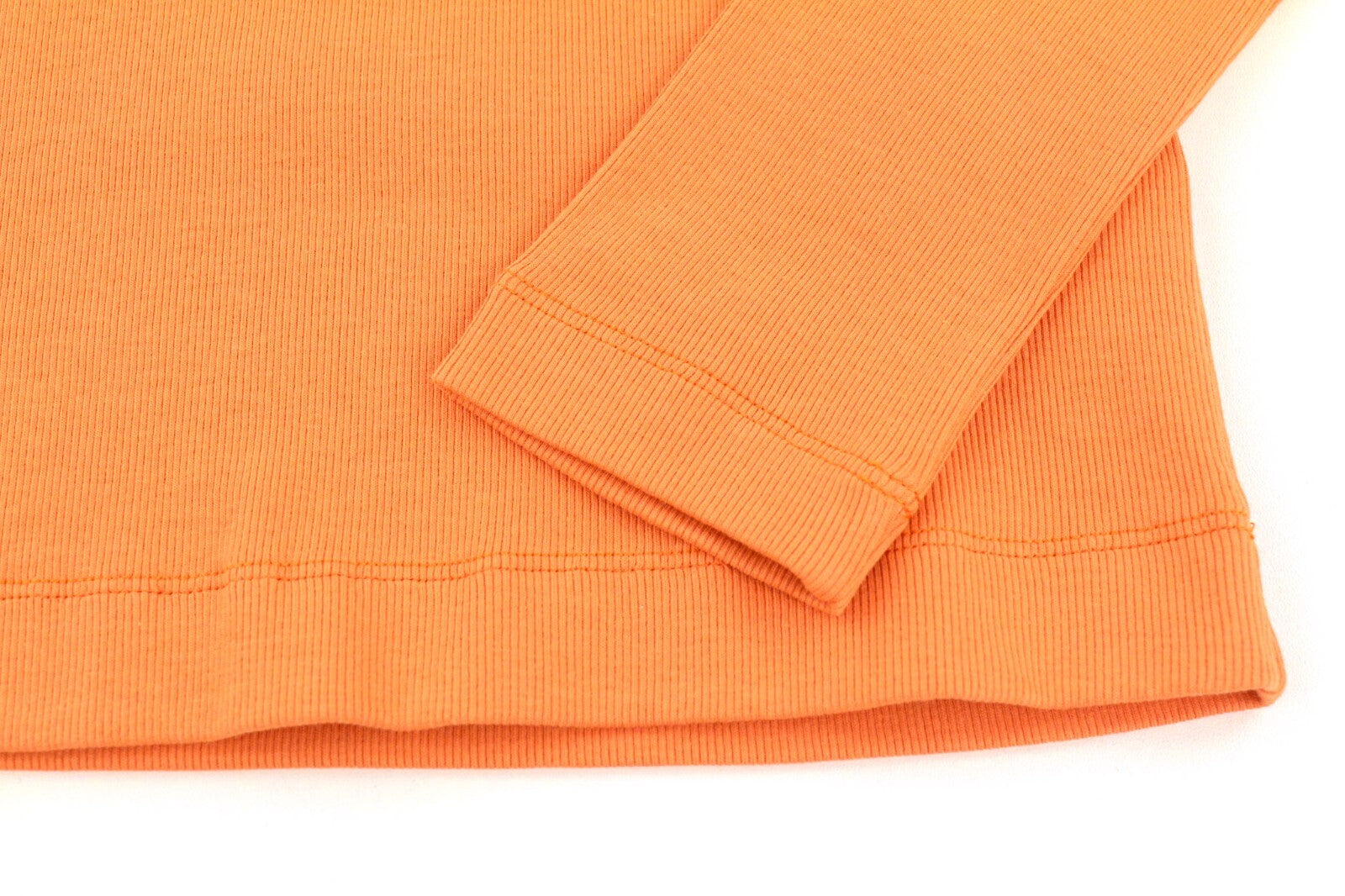 DIESEL T-Ballet-D Women T-Shirt S Orange Long Sleeve Round Neck Stretch RRP€100