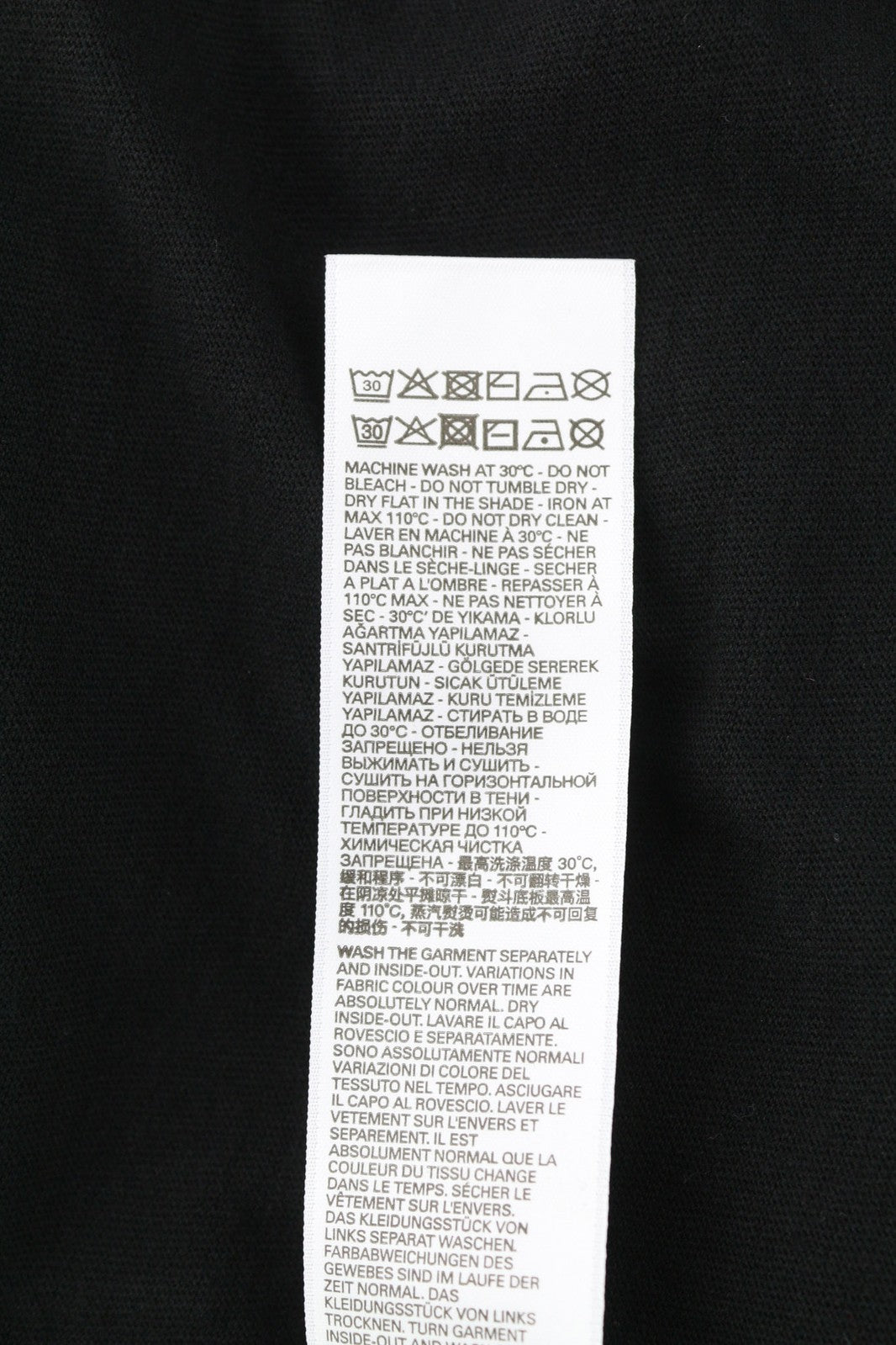 DIESEL T-Just-LS-C3 Men Sweatshirt L Black Pullover Crew Neck Long Sleeve Logo