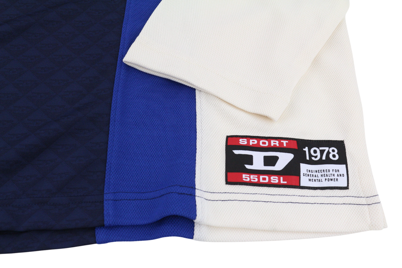 DIESEL Amtee-Breakdon-HT07 Men Sweatshirt 2XL Pullover VNeck Long Sleeve RRP€150