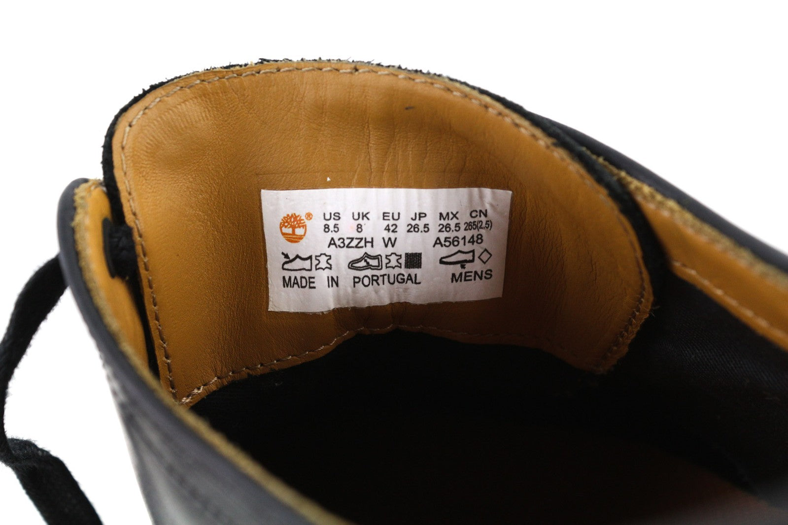 TIMBERLAND A3ZZH-A53148 Men Shoes EU41.5/42 Black Genuine Leather Low-Top