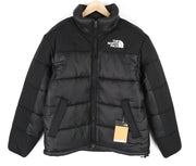 THE NORTH FACE Himalayan Insulated Men Jacket M Black Quilted Lined Winter Logo