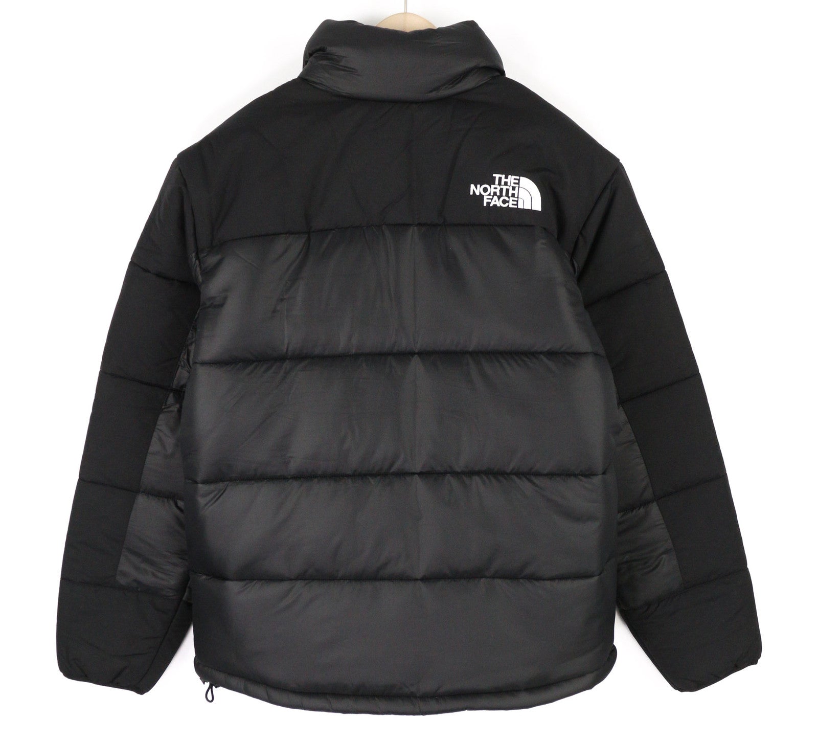 THE NORTH FACE Himalayan Insulated Men Jacket M Black Quilted Lined Winter Logo