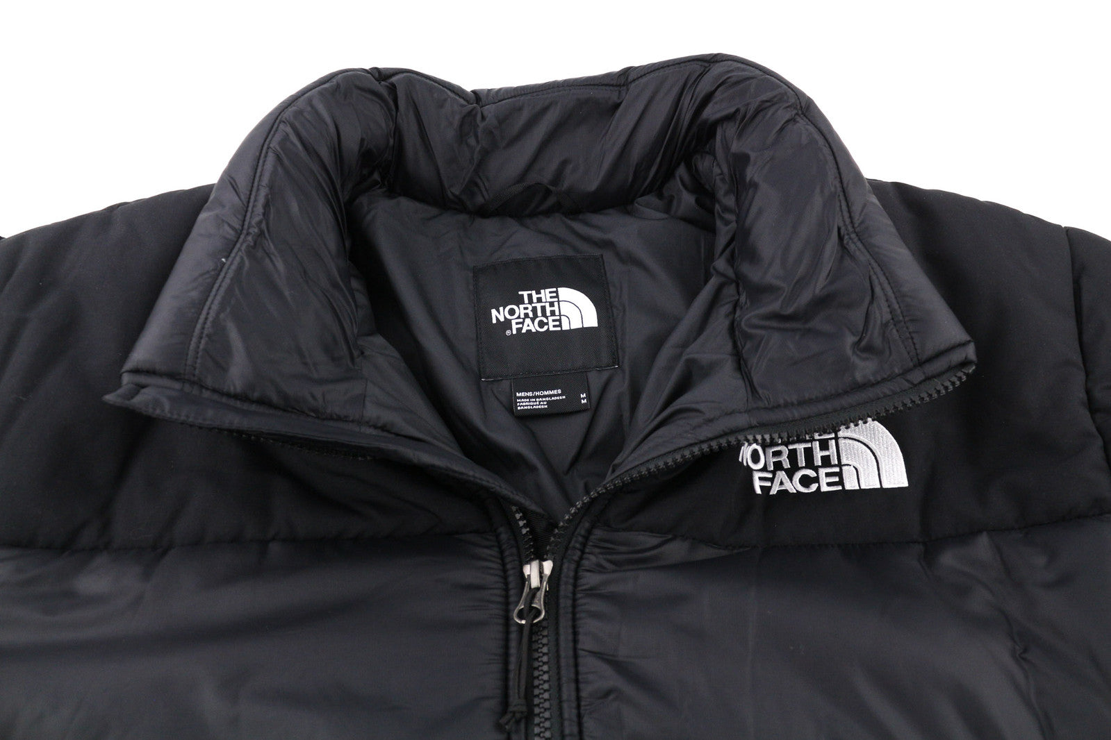 THE NORTH FACE Himalayan Insulated Men Jacket M Black Quilted Lined Winter Logo