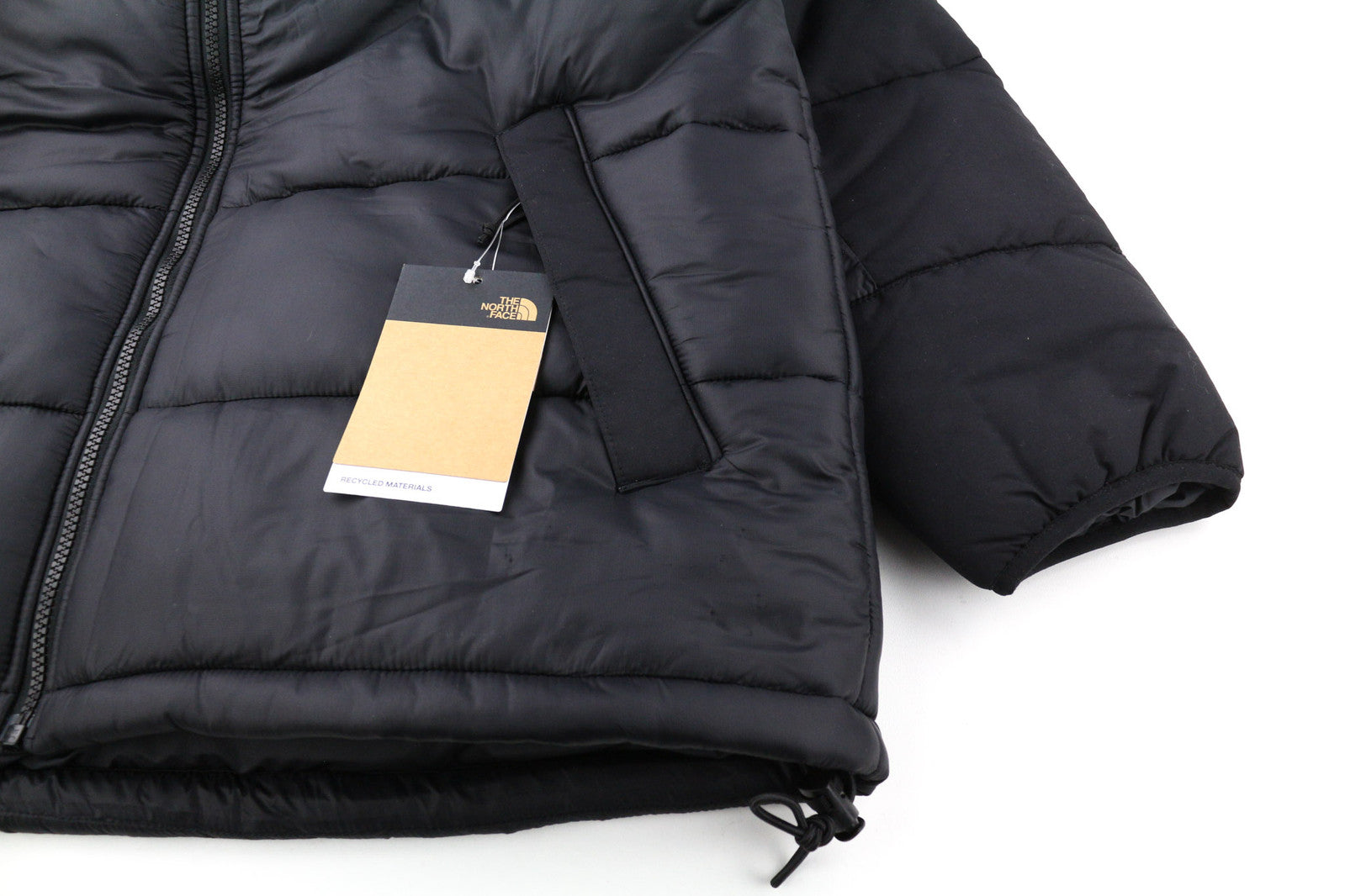 THE NORTH FACE Himalayan Insulated Men Jacket M Black Quilted Lined Winter Logo