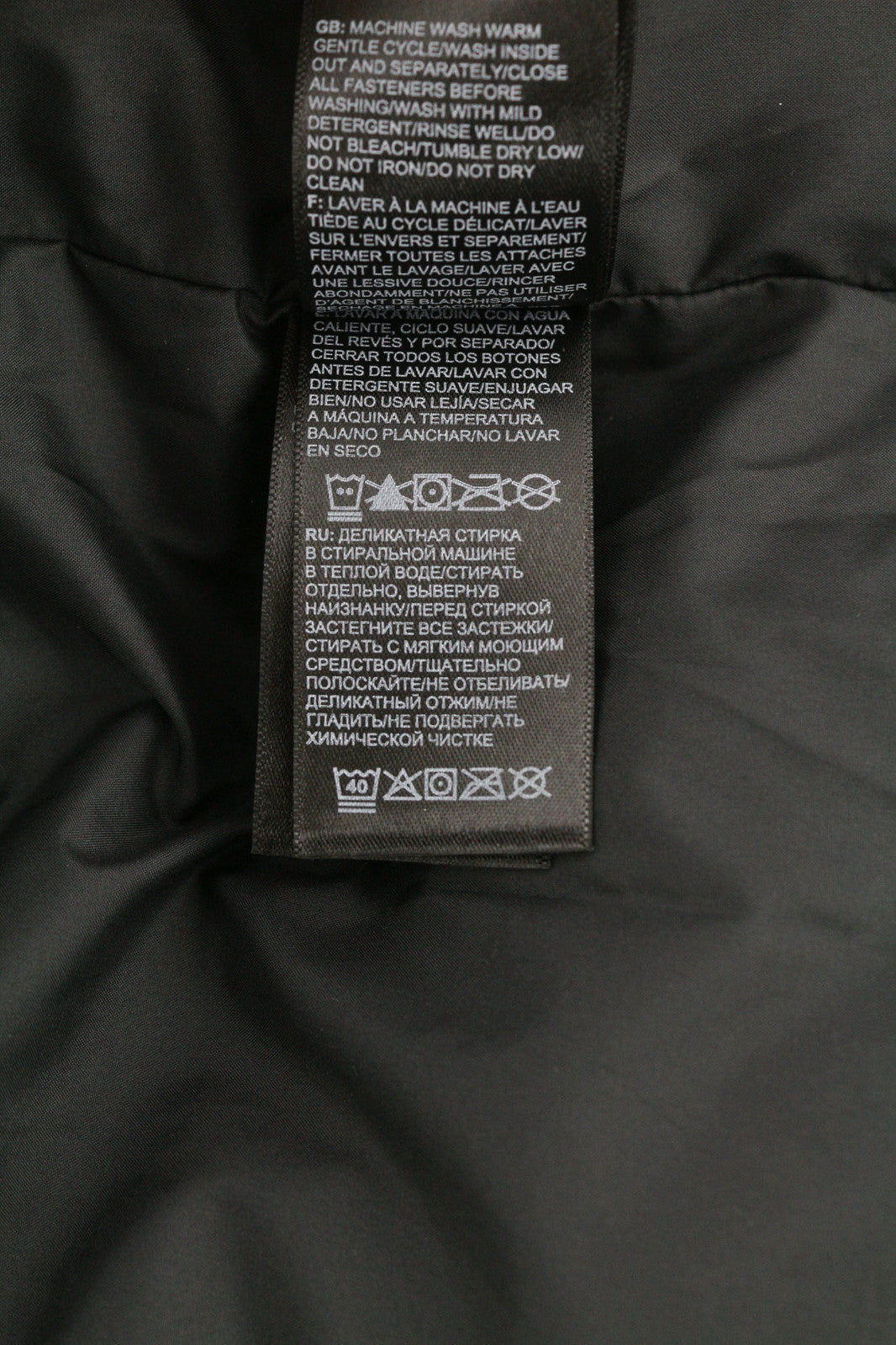 THE NORTH FACE Himalayan Insulated Men Jacket M Black Quilted Lined Winter Logo