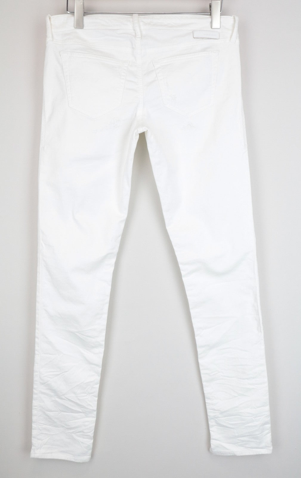 DIESEL Gruppe-Ne 0672D W31 White Jogg Sweatpants Slim Stretch Women's Jeans