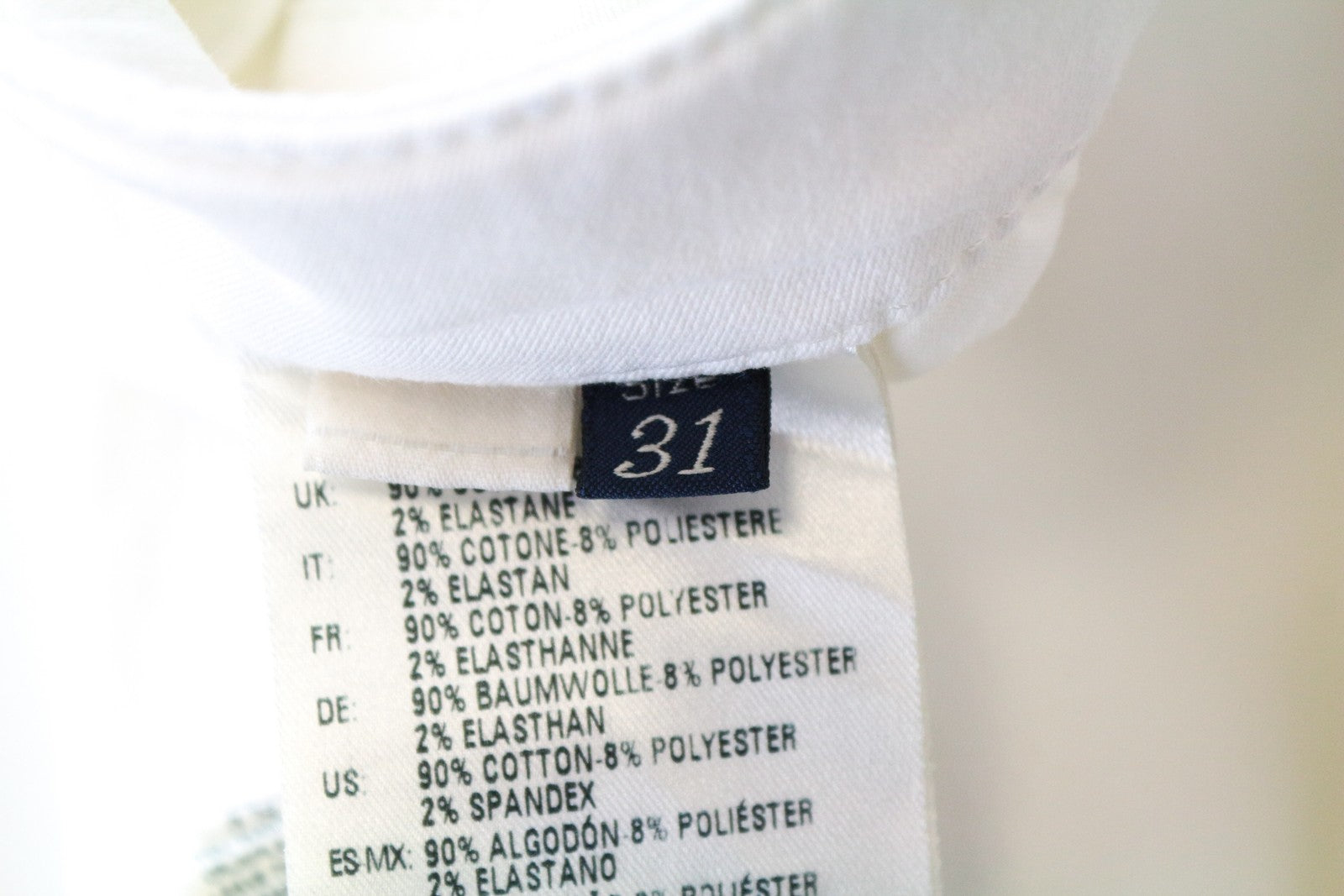 DIESEL Gruppe-Ne 0672D W31 White Jogg Sweatpants Slim Stretch Women's Jeans