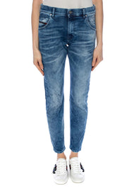 DIESEL Krailey-B-T 080AS W25 Blue Jogg Sweat Boyfriend Fit Women's Jeans