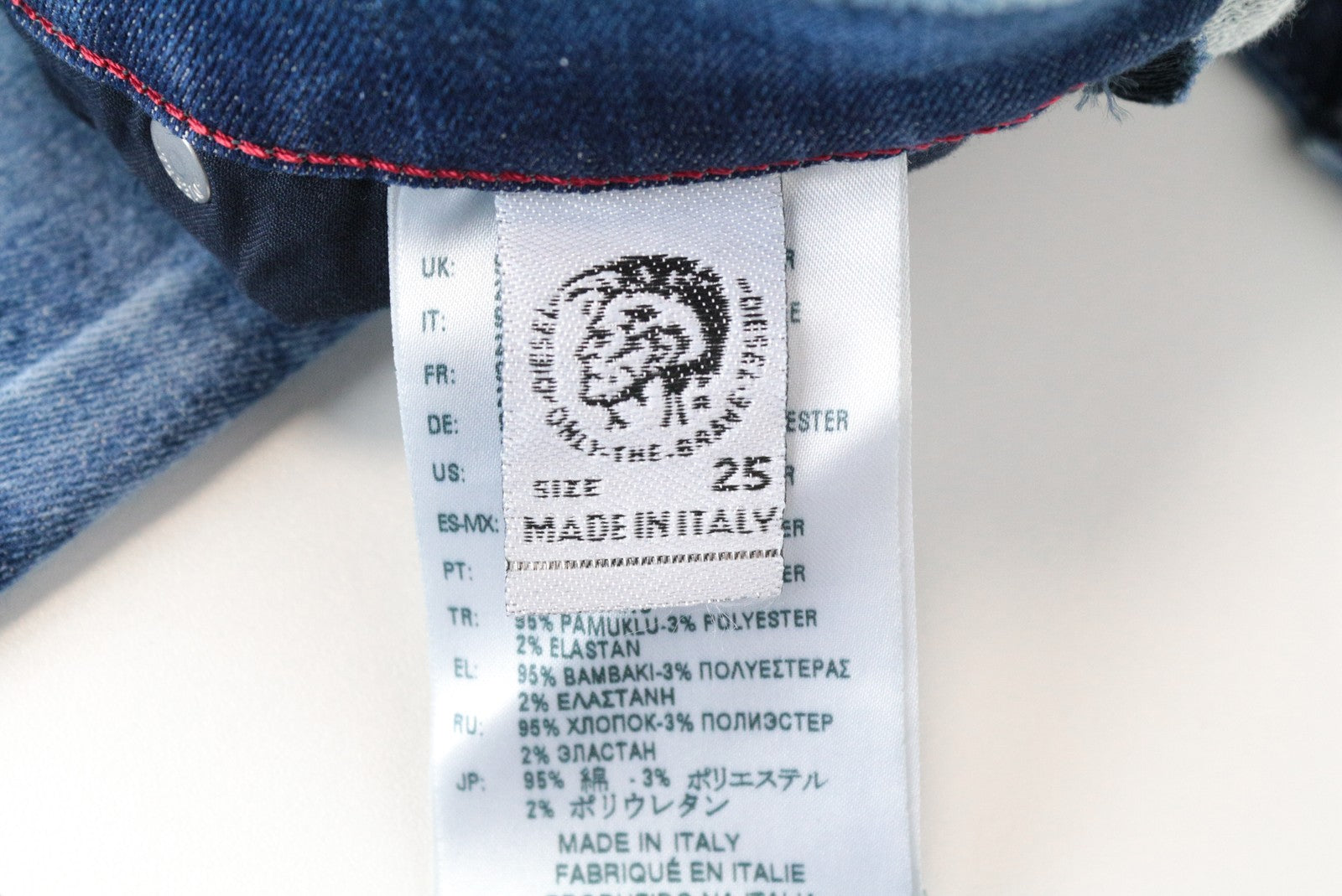 DIESEL Krailey-B-T 080AS W25 Blue Jogg Sweat Boyfriend Fit Women's Jeans