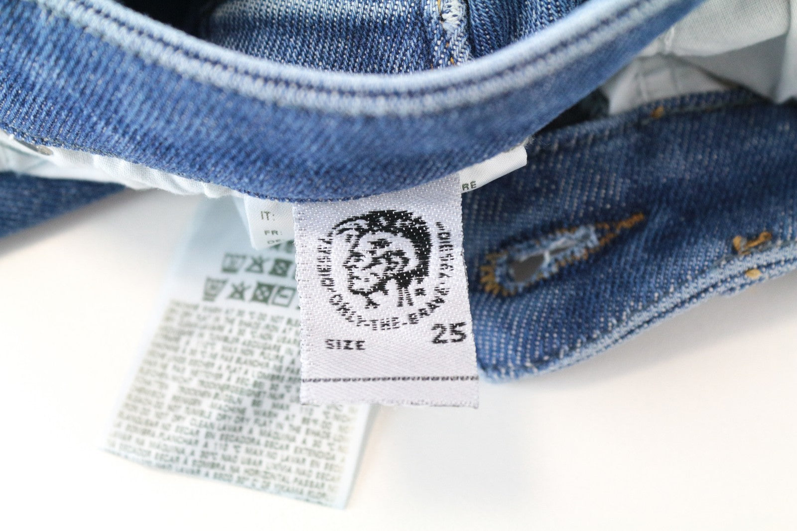 DIESEL Skinzee-High R6BA8 W25/L30 Slim Stretch Skinny Women's Jeans Blue Fit