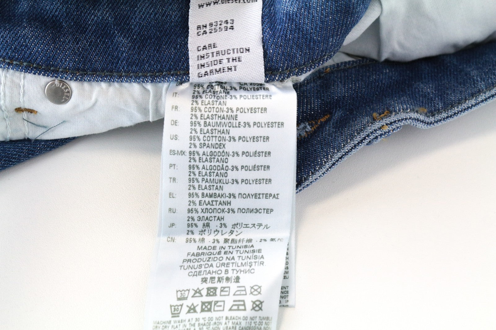 DIESEL Skinzee-High R6BA8 W25/L30 Slim Stretch Skinny Women's Jeans Blue Fit