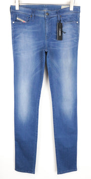 DIESEL Skinzee 0855S W31/L34 Blue Skinny Cotton Slim Fit Wash Women's Jeans