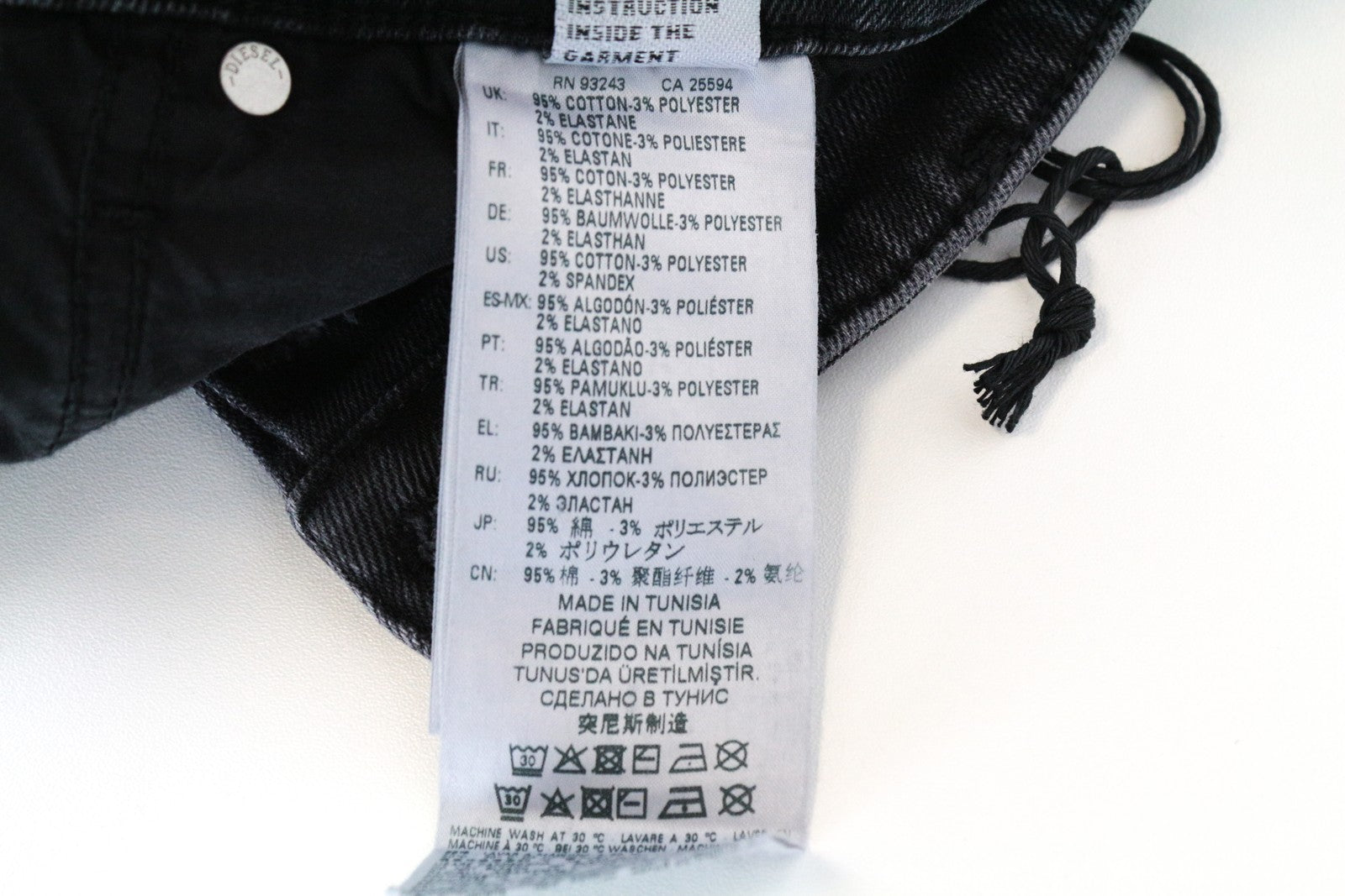 DIESEL Babhila 081AH W31/L32 Slim Skinny Grey Cotton Stretch  Women's Jeans