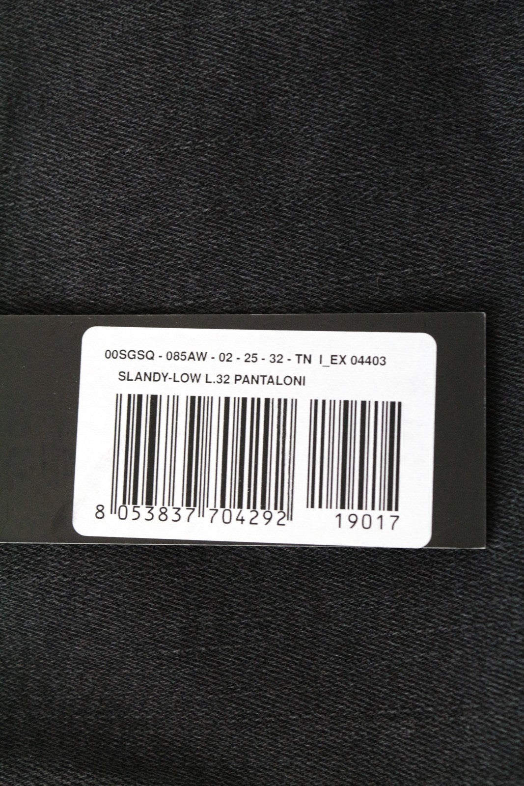 DIESEL Slandy-Low 085AW W25/L32 Skinny Super Slim Fit Stretch Grey Women's Jeans