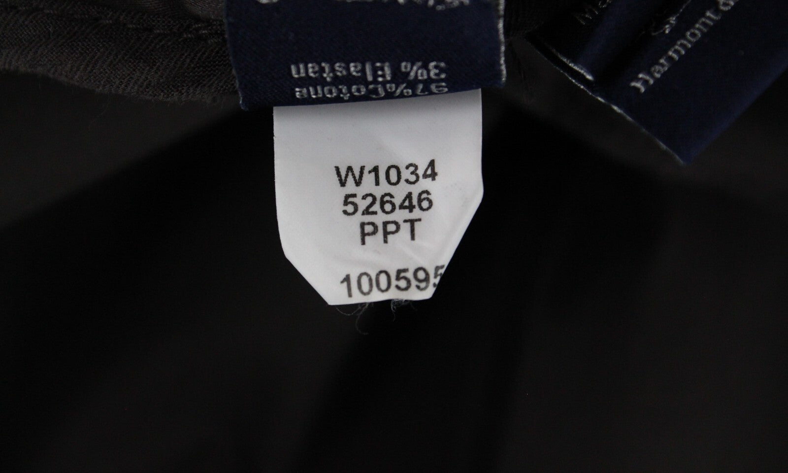 Harmont & Blaine Mens Pants 56 Brown Cotton Stretch Flat Front Jean Style