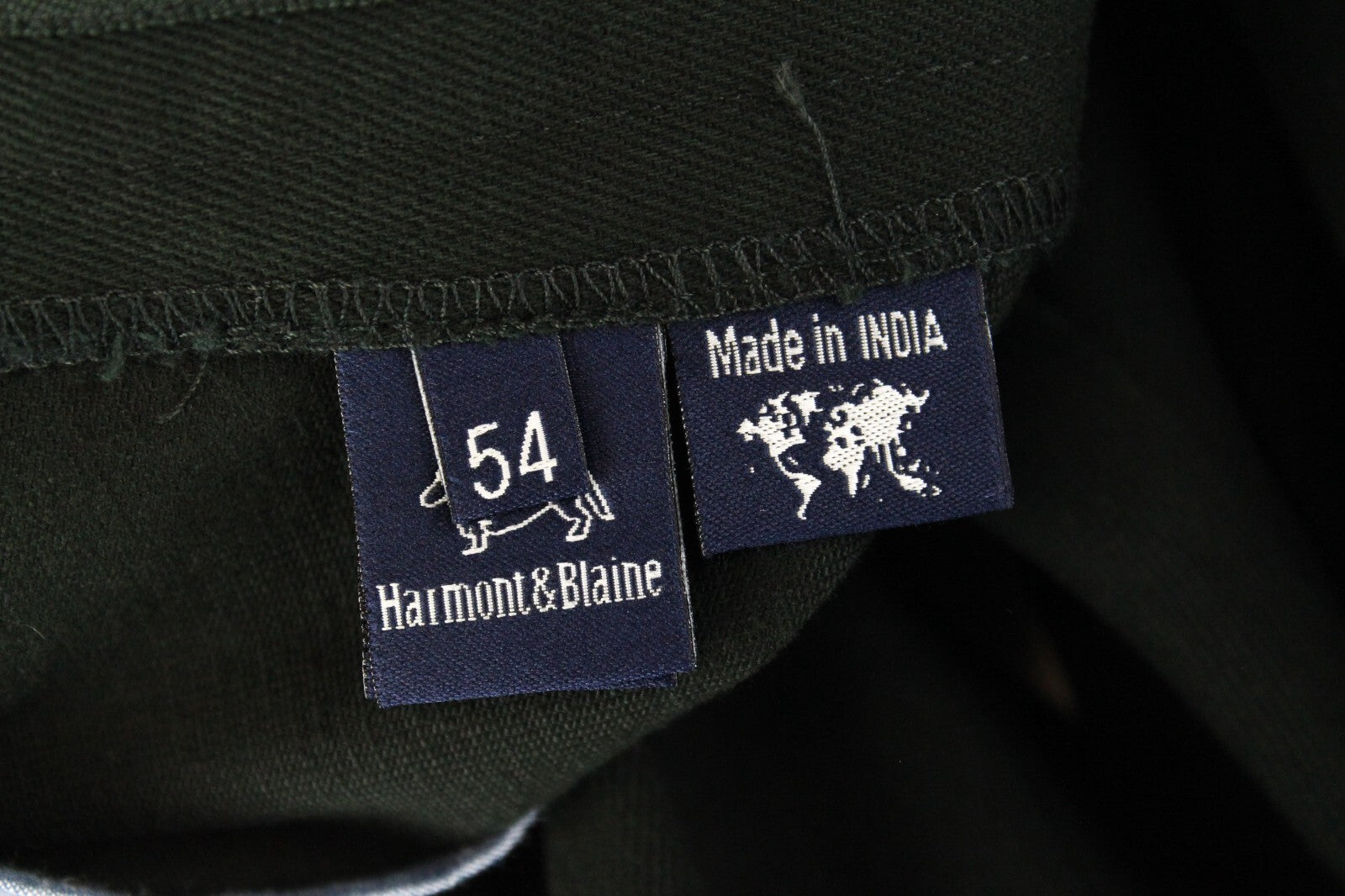 Harmont & Blaine Mens Pants 54 Dark Green Chino Stretch Narrow  Design