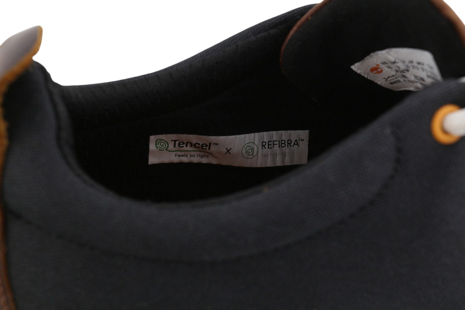 TIMBERLAND A24V8 Men Sneakers EU43.5 Black Almond Toe Tencel Refibra Trainers