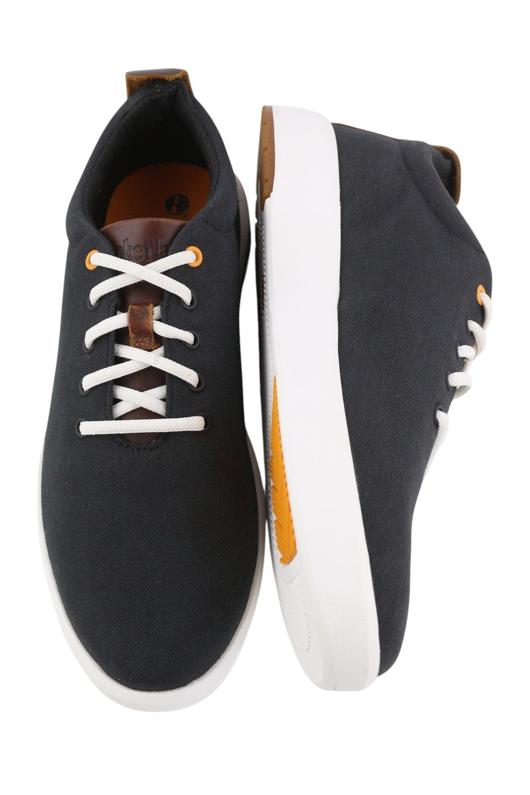 TIMBERLAND A24V8 Men Sneakers EU43.5 Black Almond Toe Tencel Refibra Trainers