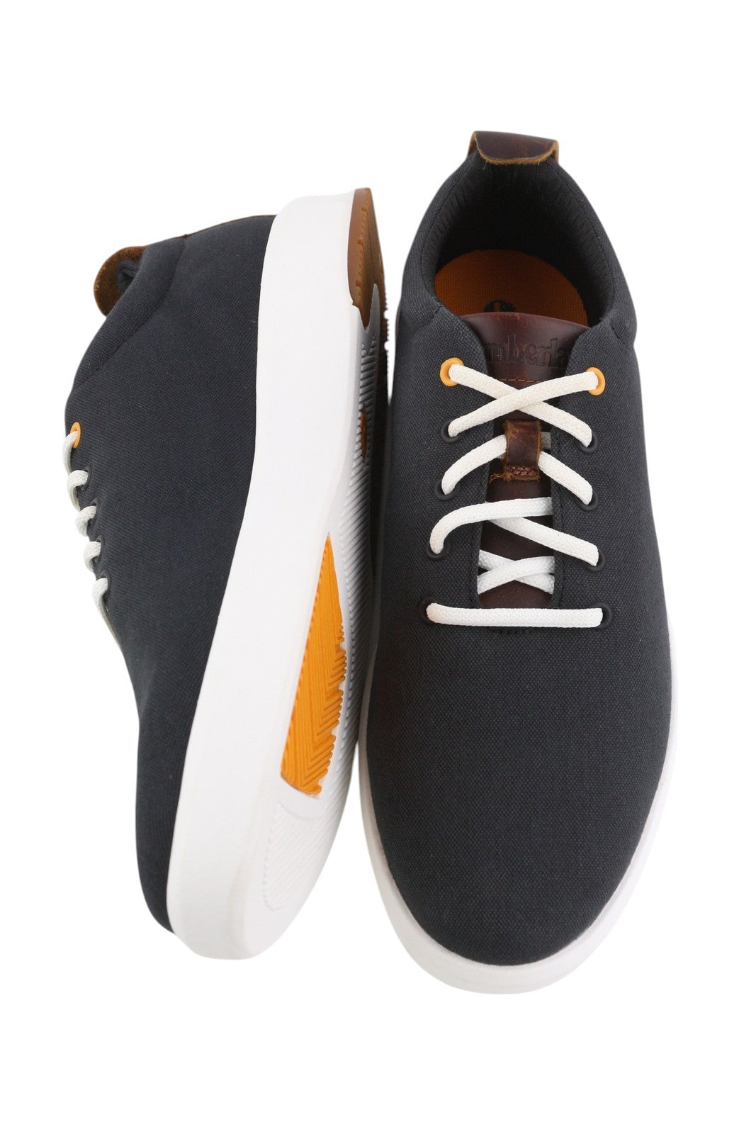 TIMBERLAND A24V8 Men Sneakers EU43.5 Black Almond Toe Tencel Refibra Trainers