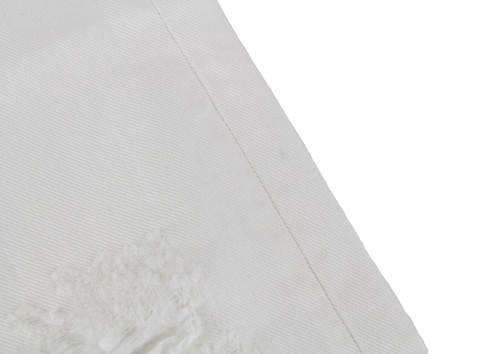 Gant Rugger Mens Jeans W27/L34 Button-Fly Straight Off-White Distressed