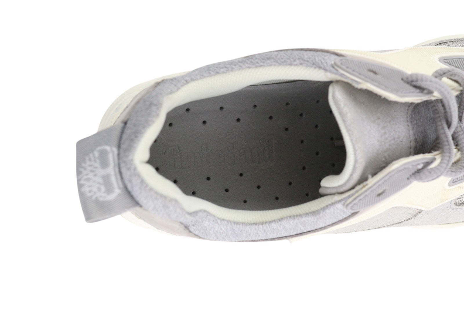 TIMBERLAND A1Y7J Women Sneakers EU38 Grey Leather Shiny Look Almond Toe Trainers