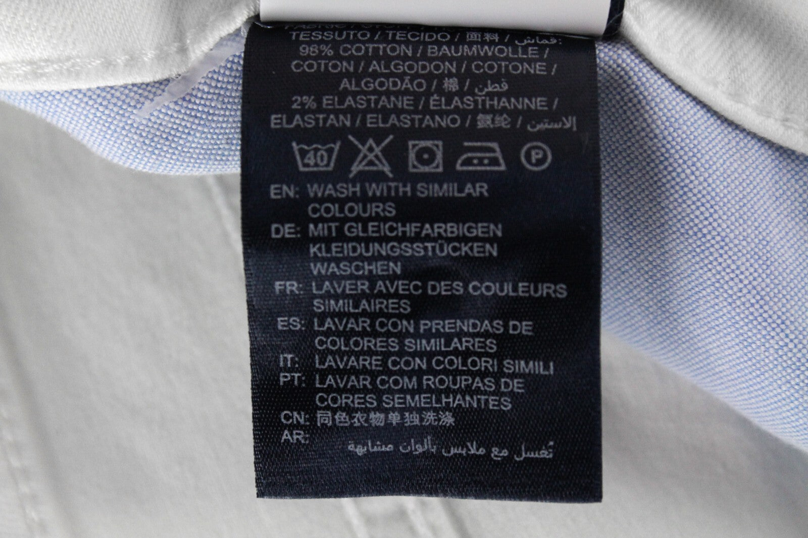 Gant Womens White Jeans W30/L34 Slim  Cotton Stretch Low Waist Tapered