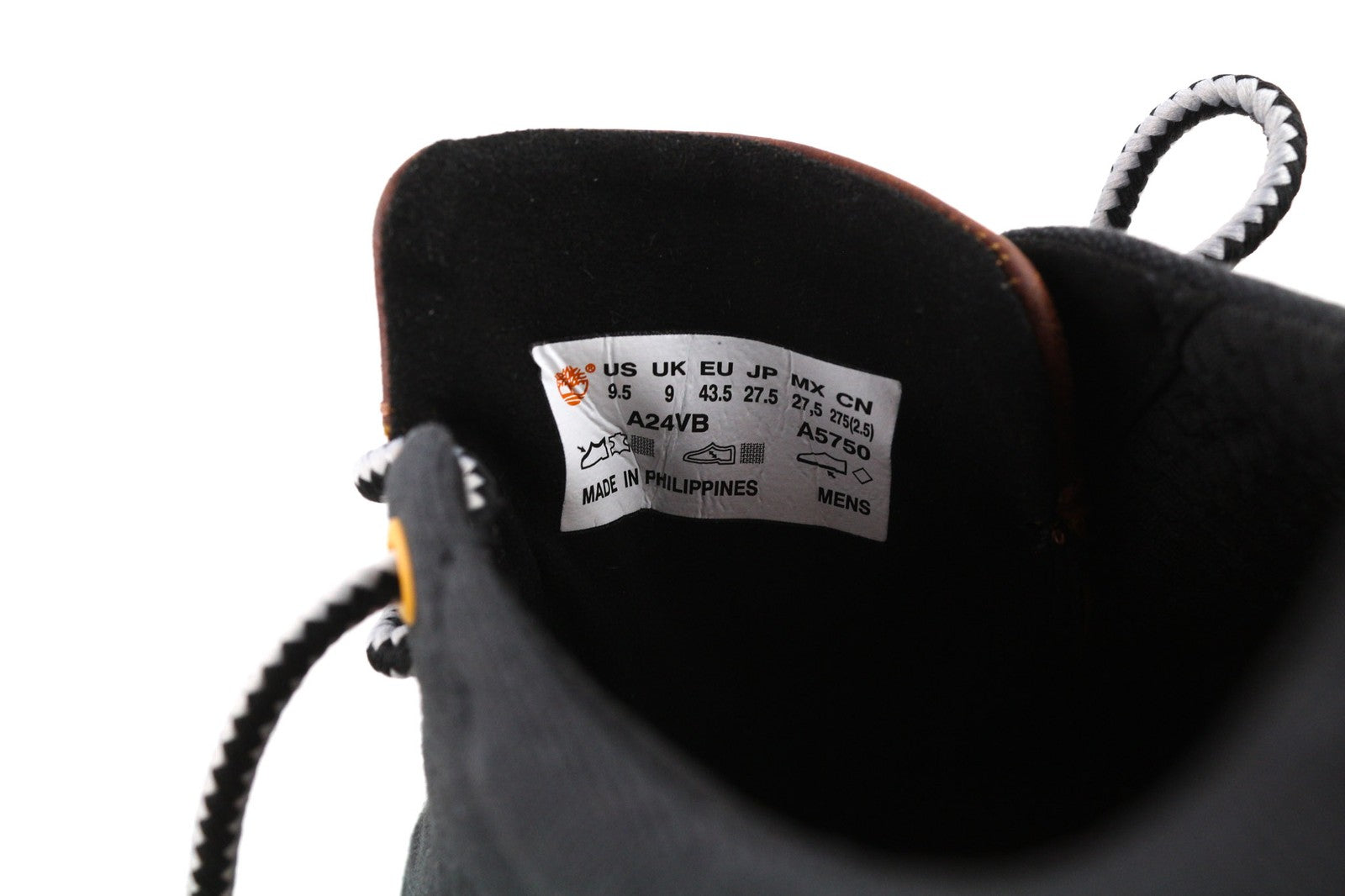 TIMBERLAND A24VB-A5750 Men Shoes EU43.5/44 Dark Grey Low-Top Laced Sneaker Style