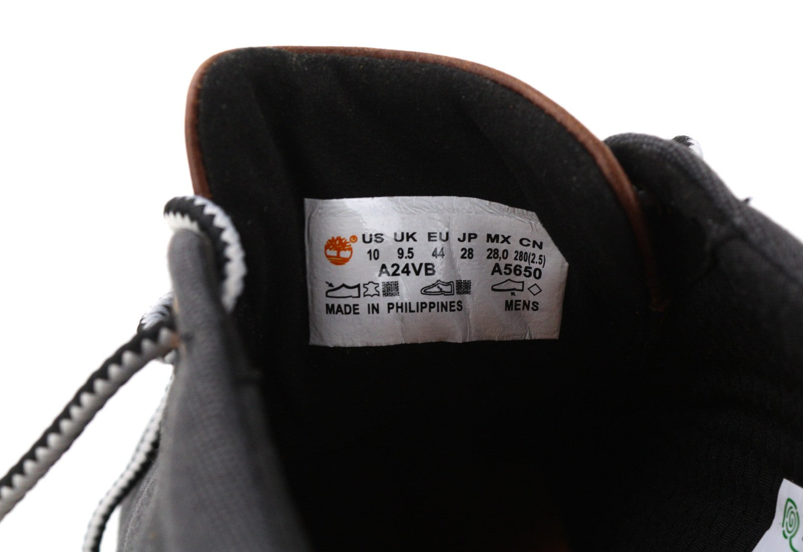 TIMBERLAND A24VB-A5750 Men Shoes EU43.5/44 Dark Grey Low-Top Laced Sneaker Style