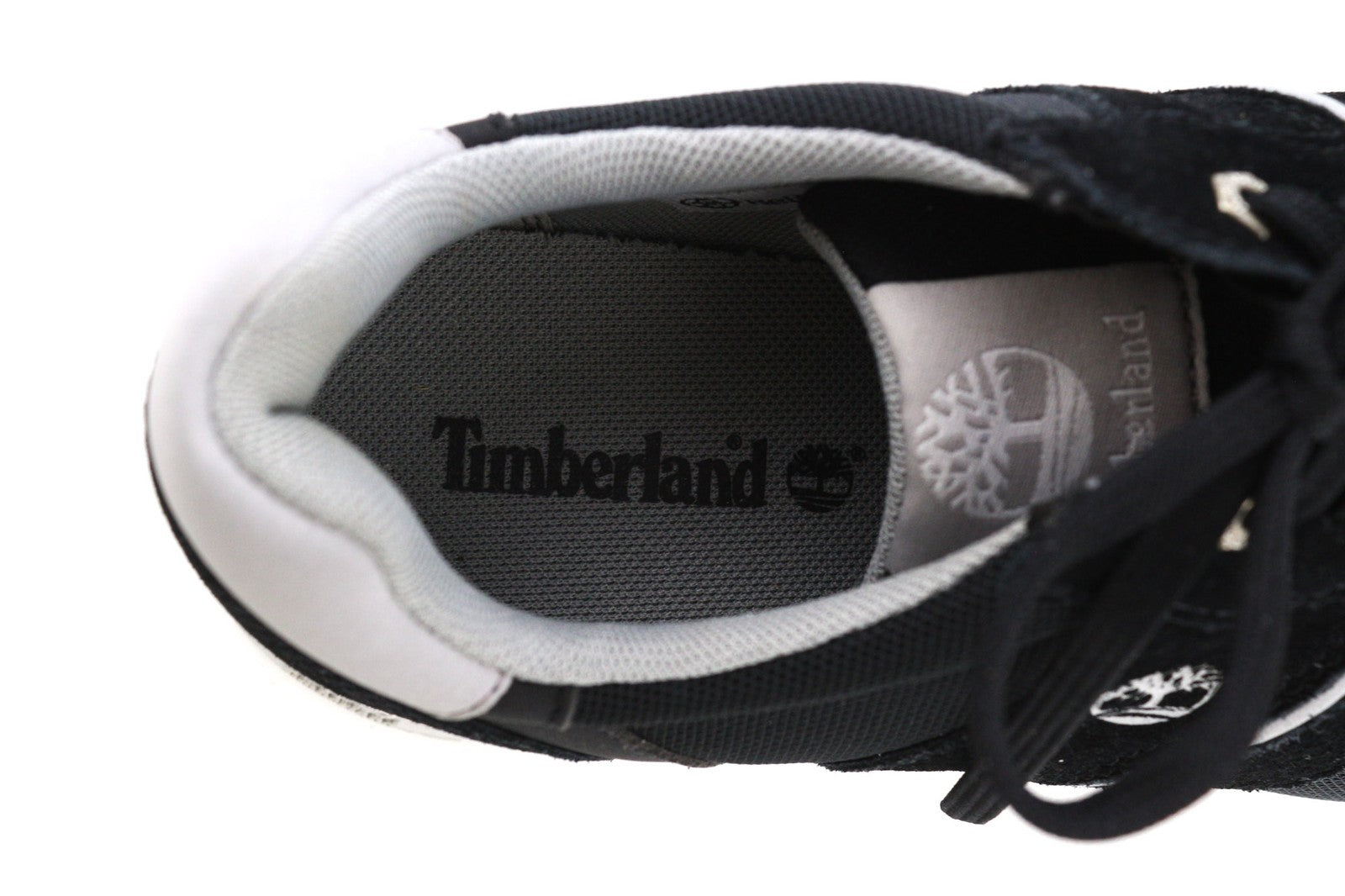 TIMBERLAND A23YK-A5519 Womens Trainers EU38.5/39 Black Leather Textile Sneakers