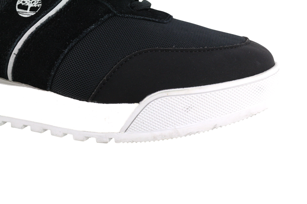 TIMBERLAND A23YK-A5519 Womens Trainers EU38.5/39 Black Leather Textile Sneakers