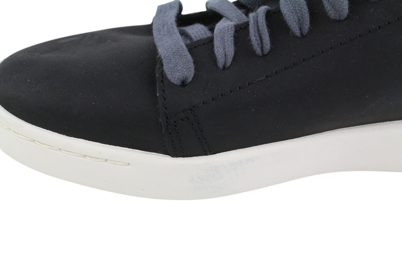 TIMBERLAND A267Z Women Sneakers EU37 Black Leather Almond Toe Laced Trainers