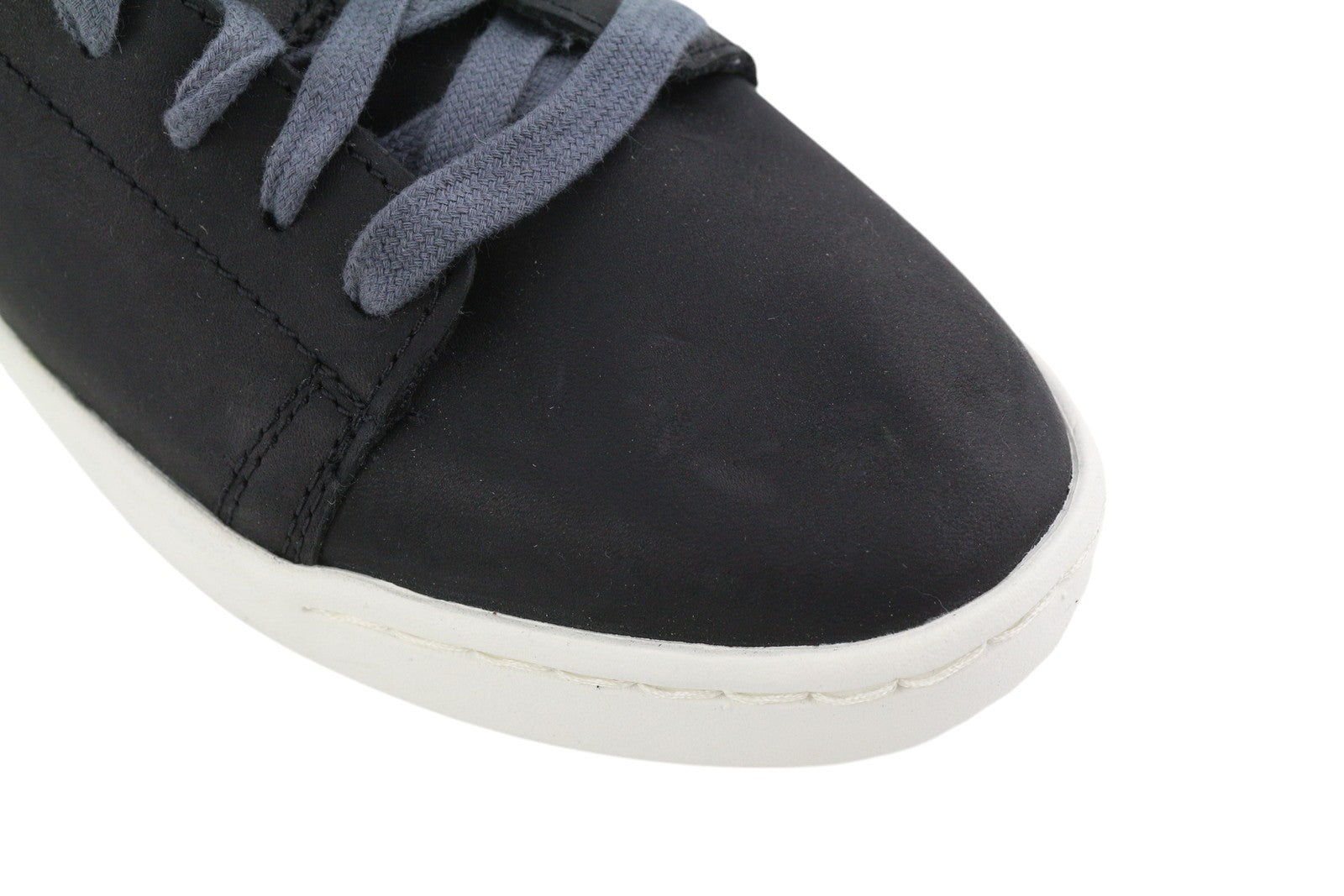 TIMBERLAND A267Z Women Sneakers EU37 Black Leather Almond Toe Laced Trainers