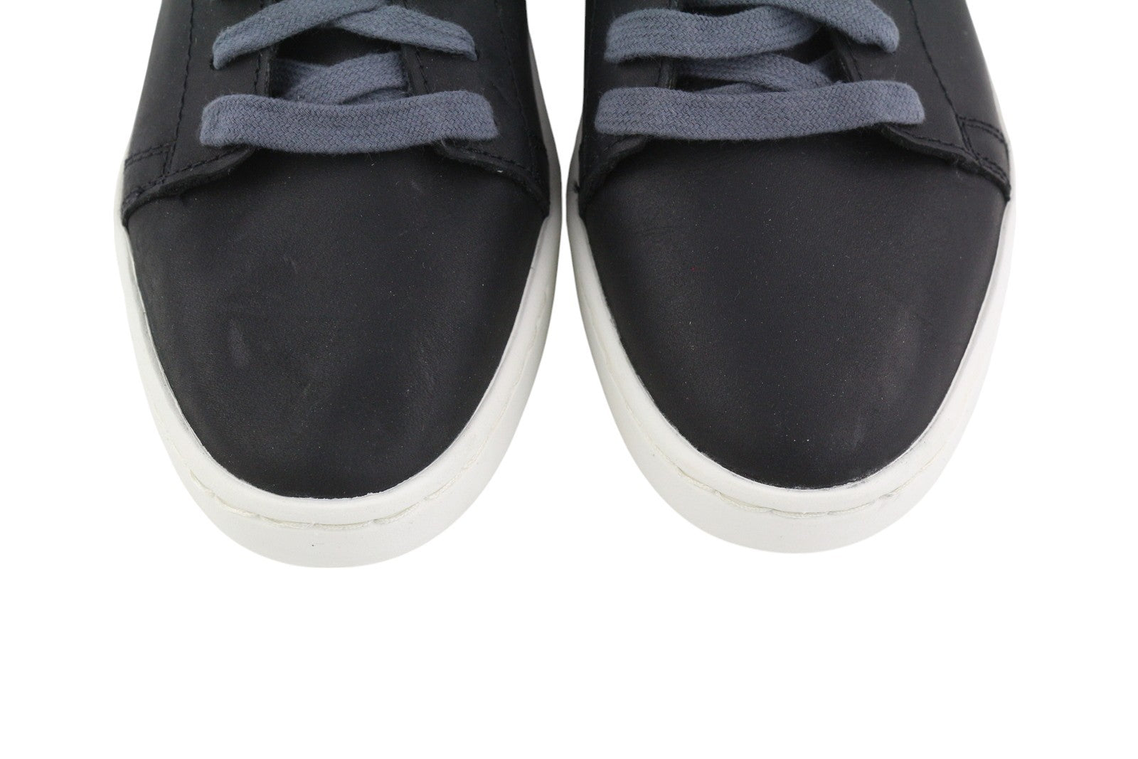 TIMBERLAND A267Z Women Sneakers EU37 Black Leather Almond Toe Laced Trainers