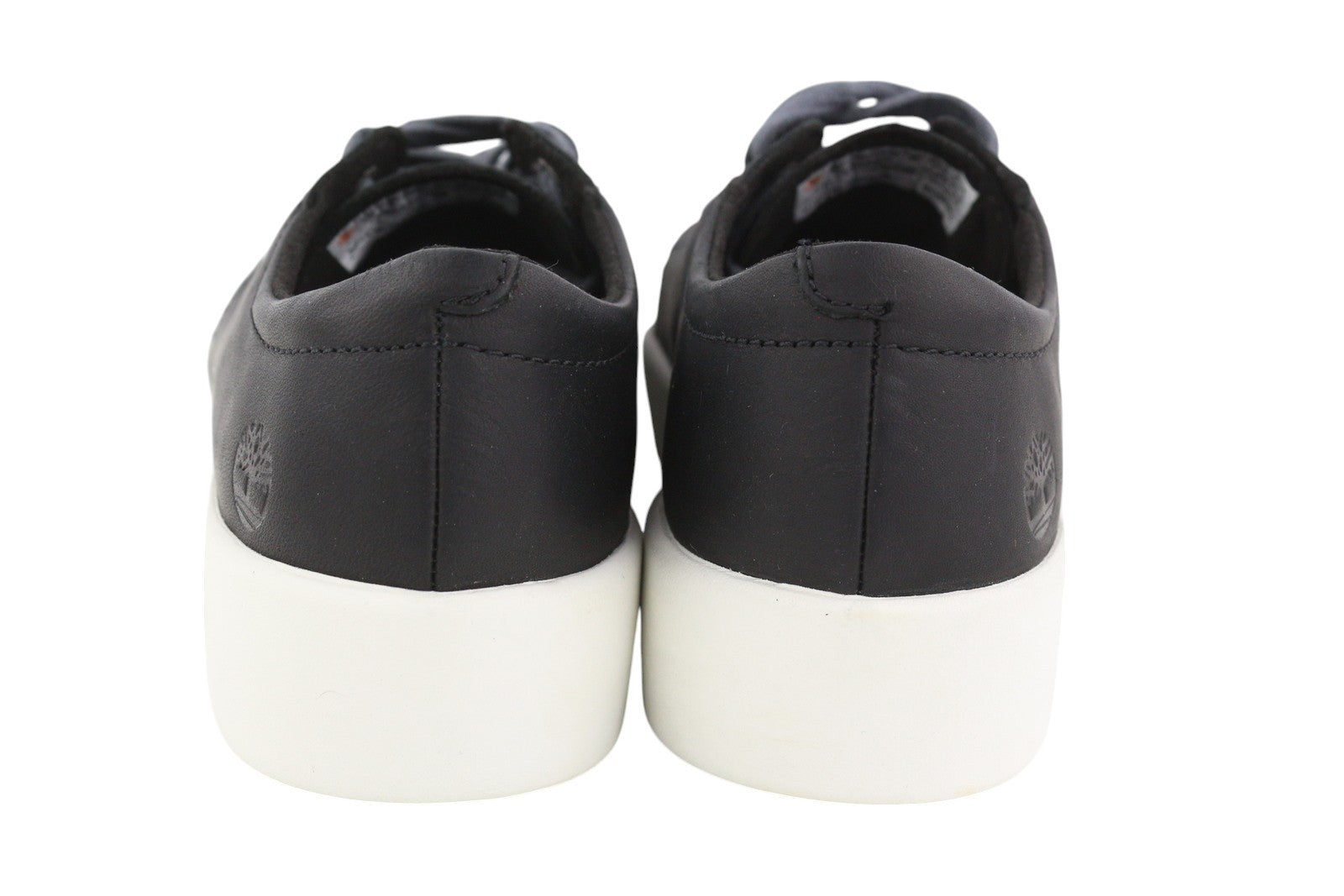 TIMBERLAND A267Z Women Sneakers EU37 Black Leather Almond Toe Laced Trainers