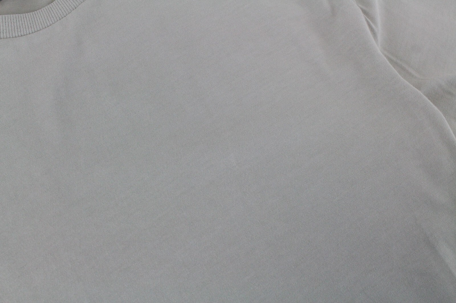 Zign Womens Cropped Sweatshirt L Light Green Long Sleeve Cotton Pullover